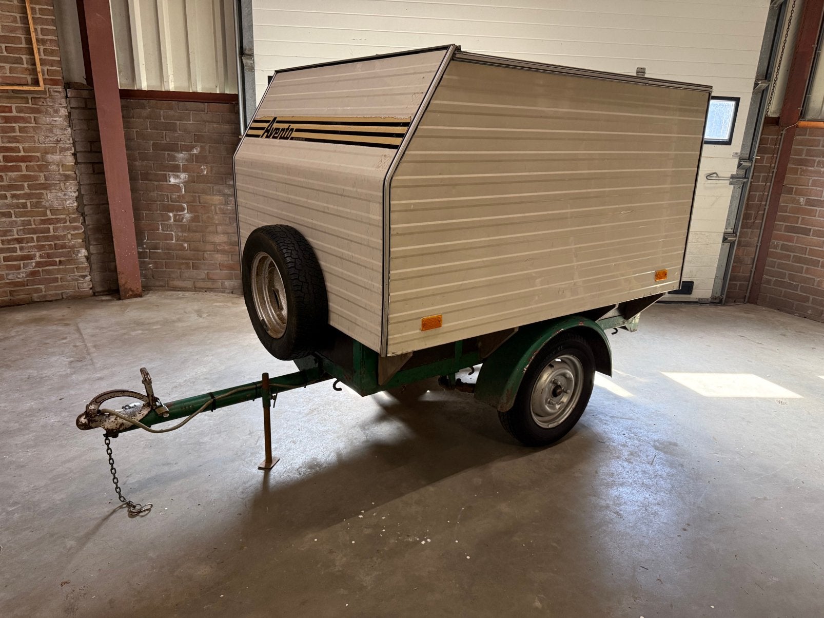 Aanhanger Gesloten Caravan Opbouw Dichte Aanhangwagen, Ophalen