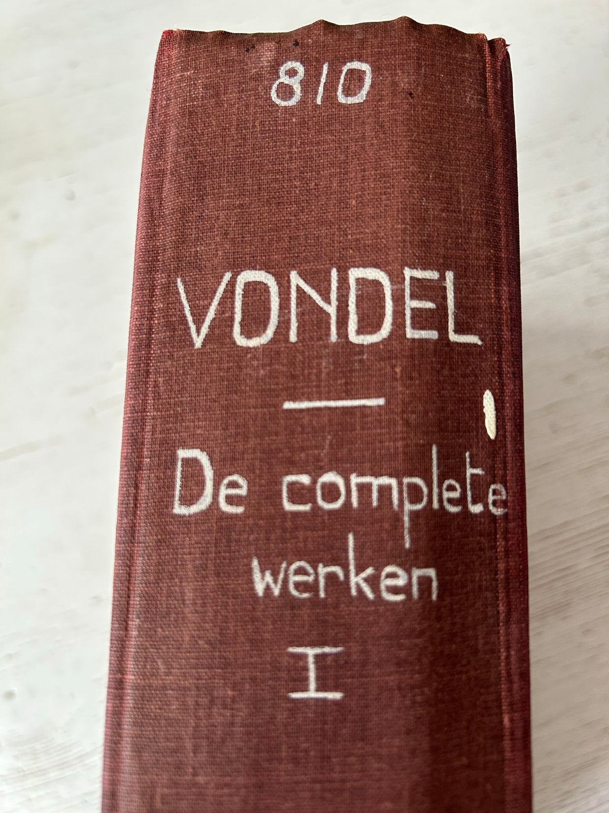 Vondel - De complete werken I (1870), Boeken, Literatuur, Gelezen, Nederland, Ophalen of Verzenden