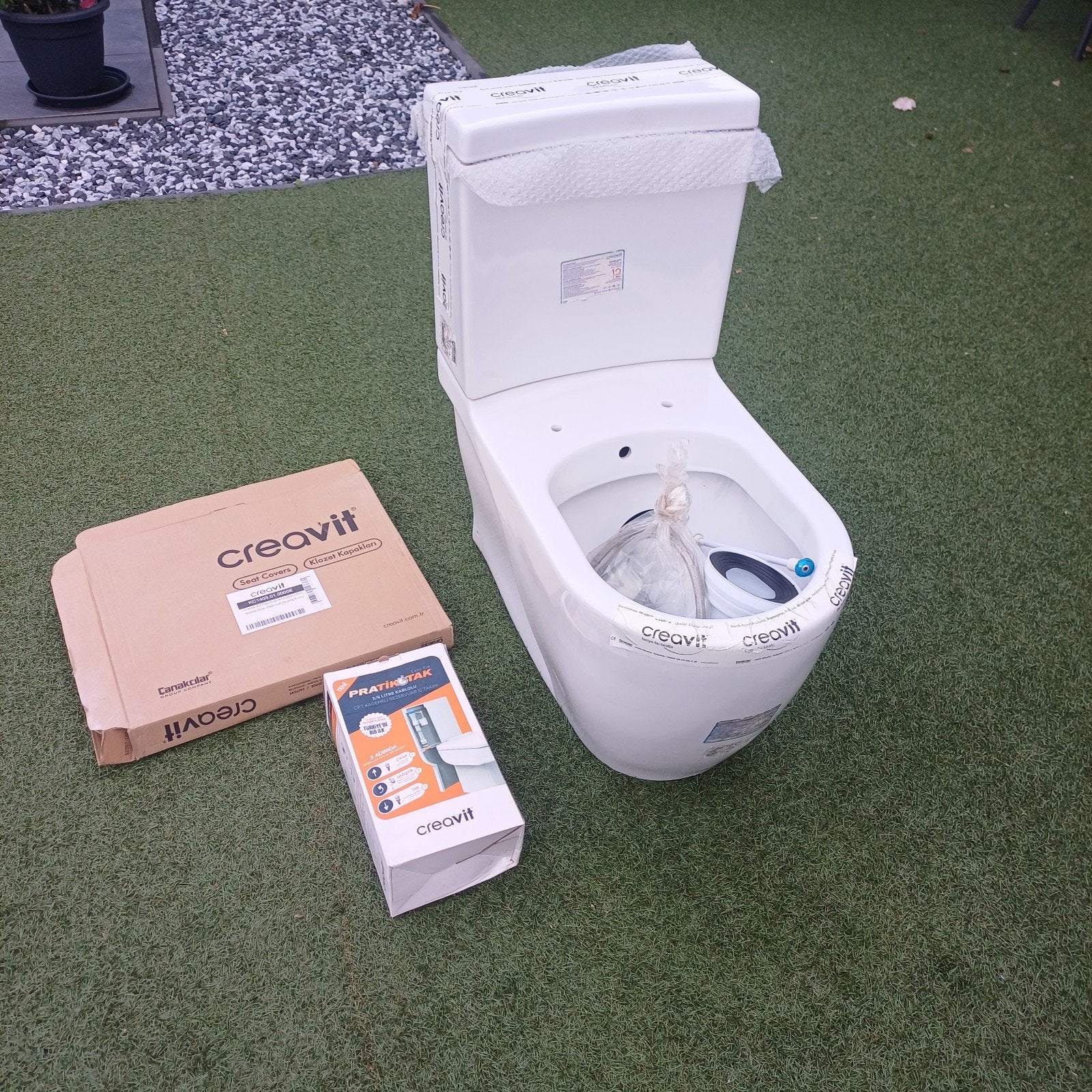 te koop Nieuw Creavit Duoblok Toilet, Ophalen, Nieuw, Toilet