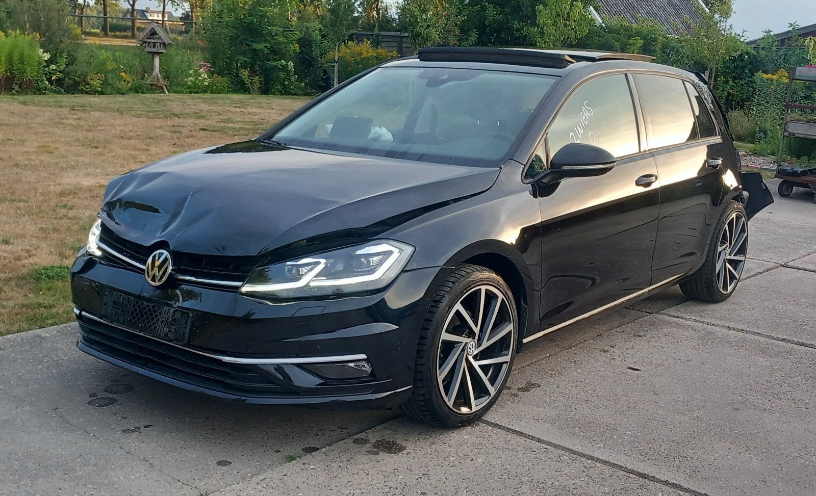 Vw Golf 7.5  Automaat  Panoramadak.  Led, 1498 cc, Overige carrosserieën, Volkswagen, Zwart