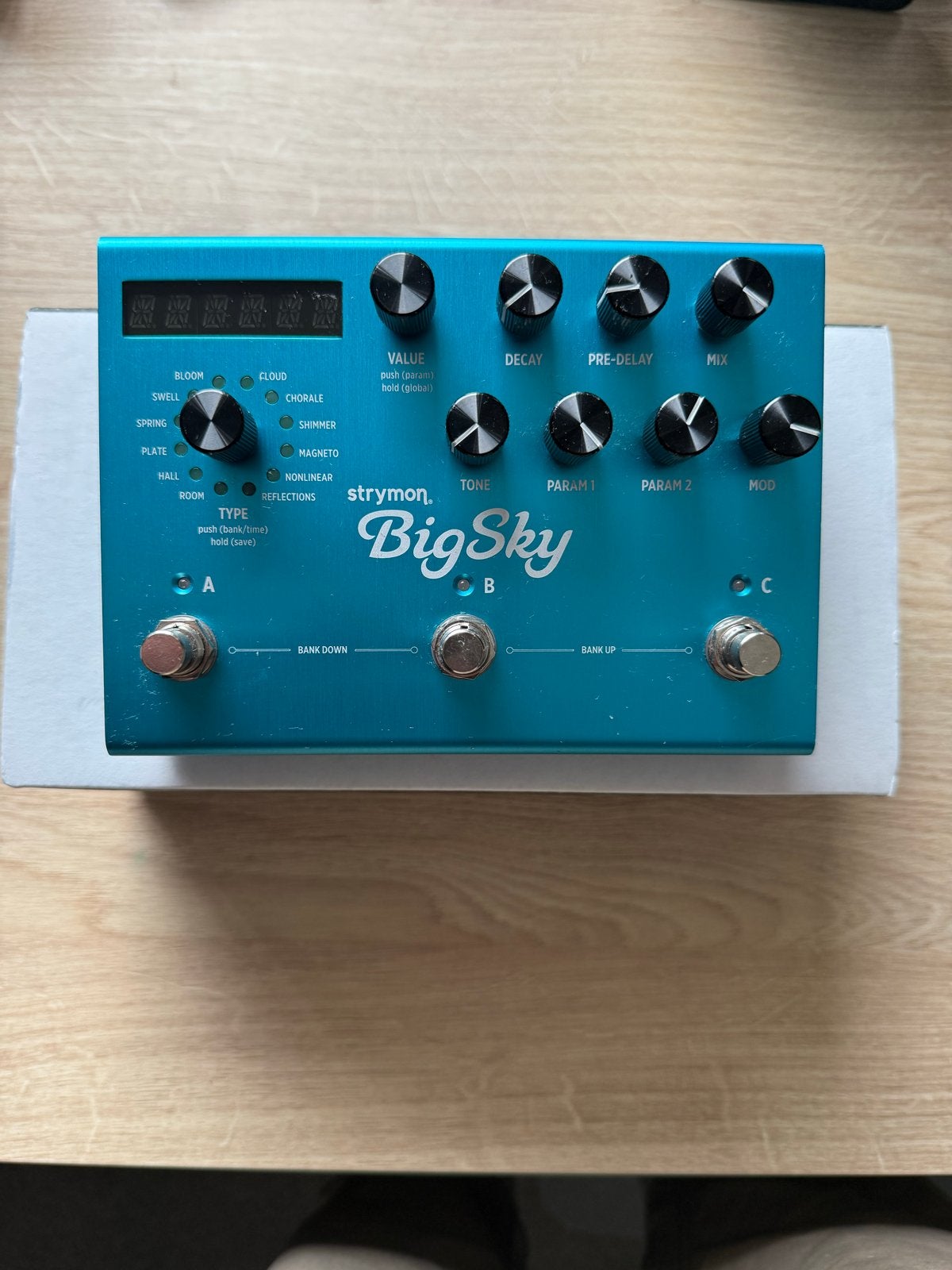 Strymon BigSky Reverb Pedaal - Zo goed als nieuw, Muziek en Instrumenten, Ophalen, Zo goed als nieuw, Reverb