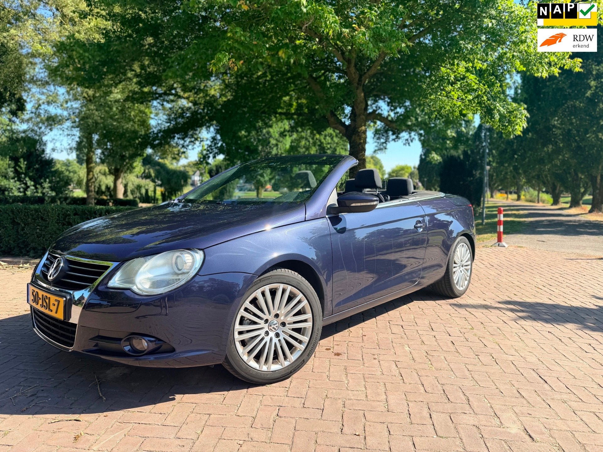 Volkswagen Eos 1.4 TSI Highline | Cabrio Hardtop | Cruise |, Voorwielaandrijving, Gebruikt, Zwart, 4 cilinders