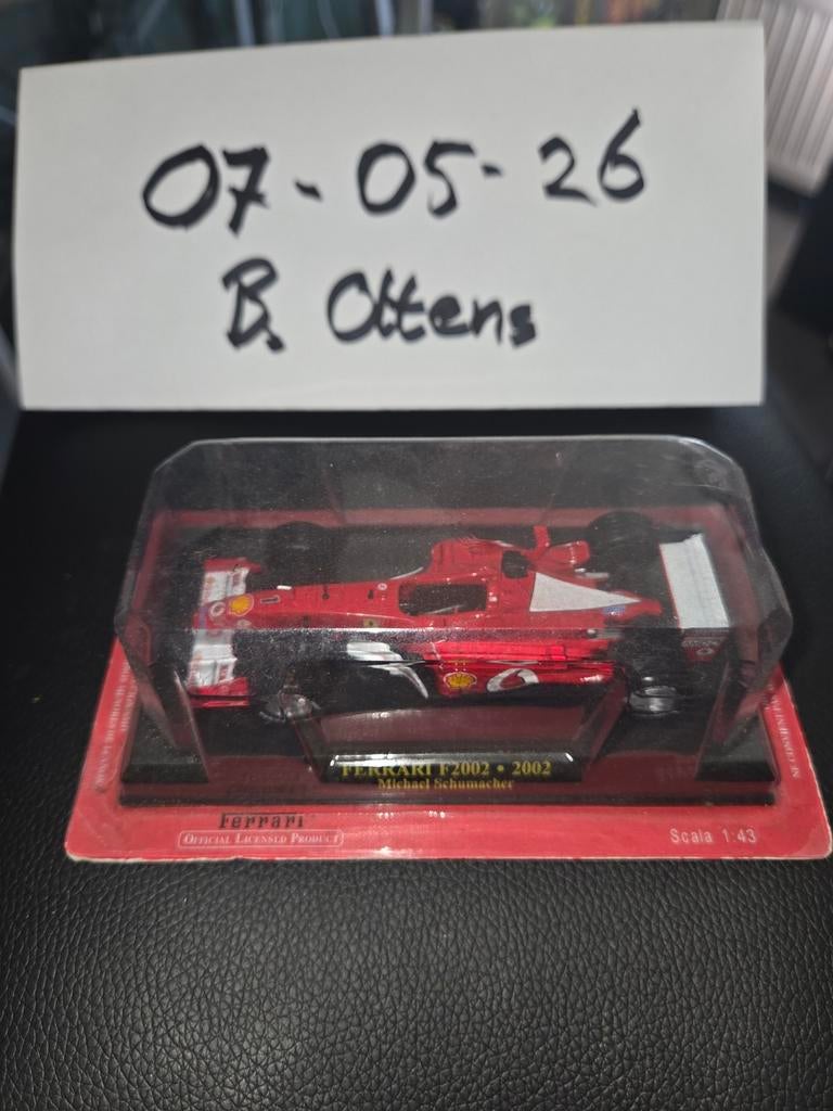 Ferrari F2002 Michael Schumacher schaalmodel 1:43, Hobby en Vrije tijd, Modelauto's | 1:43, Ophalen of Verzenden