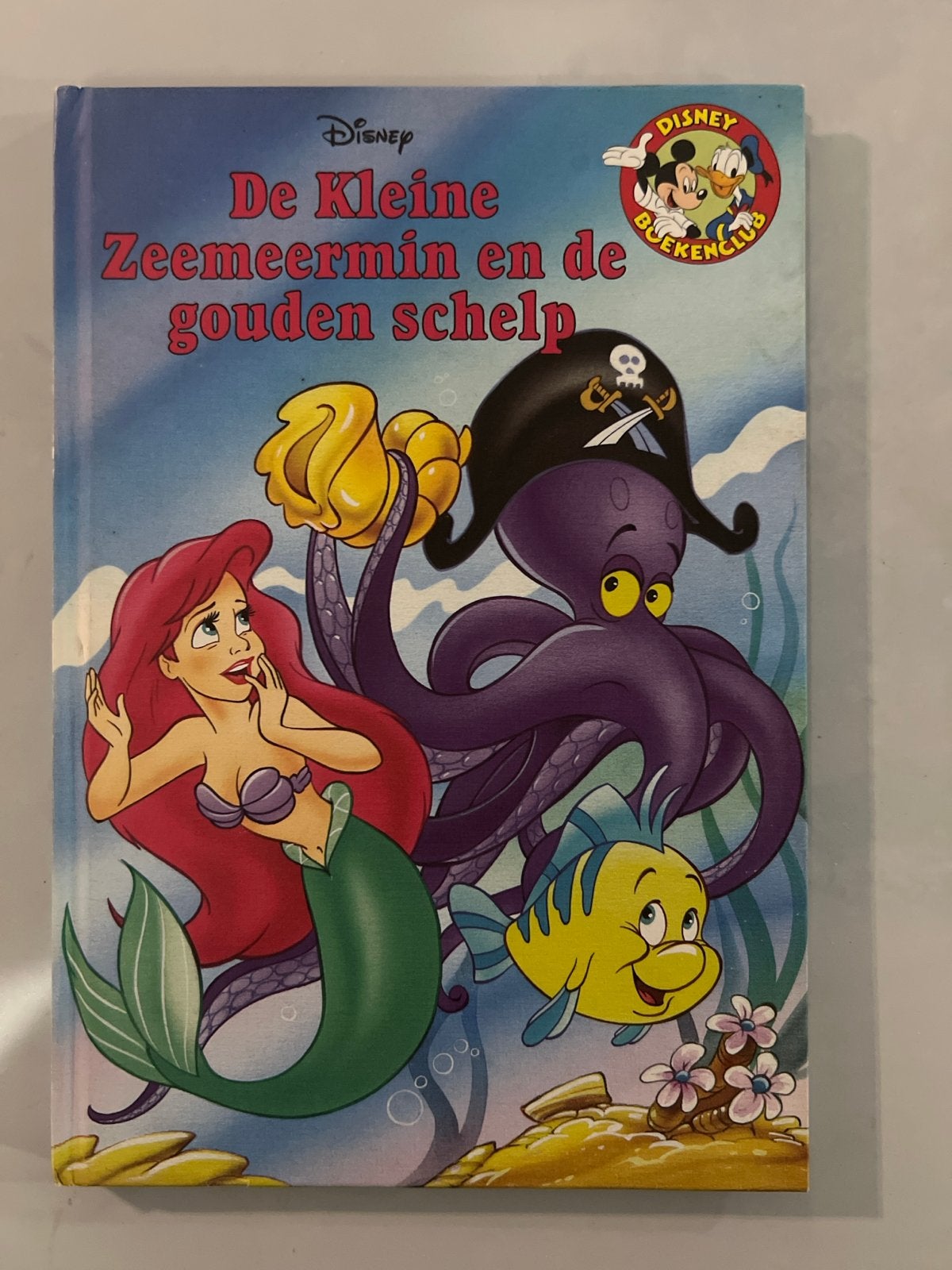 Disney De Kleine Zeemeermin en de gouden schelp, Boeken, Ophalen of Verzenden, Gelezen, 3 tot 4 jaar