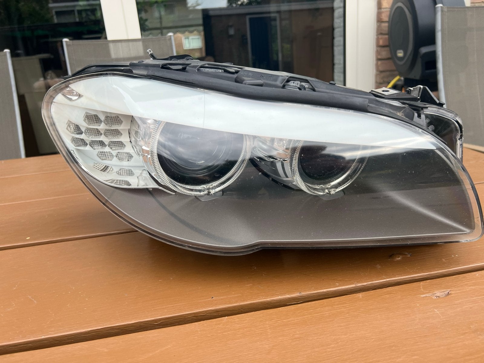 BMW 5 Serie F10 F11 Koplamp Rechts LED - Vochtprobleem/lek, Auto-onderdelen, Verlichting, Ophalen of Verzenden, Gebruikt, BMW