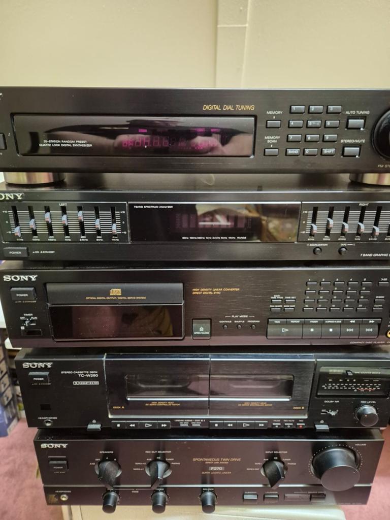 Sony Stereotoren met Radio, Equalizer, CD en Cassettedeck, Audio, Tv en Foto, Ophalen
