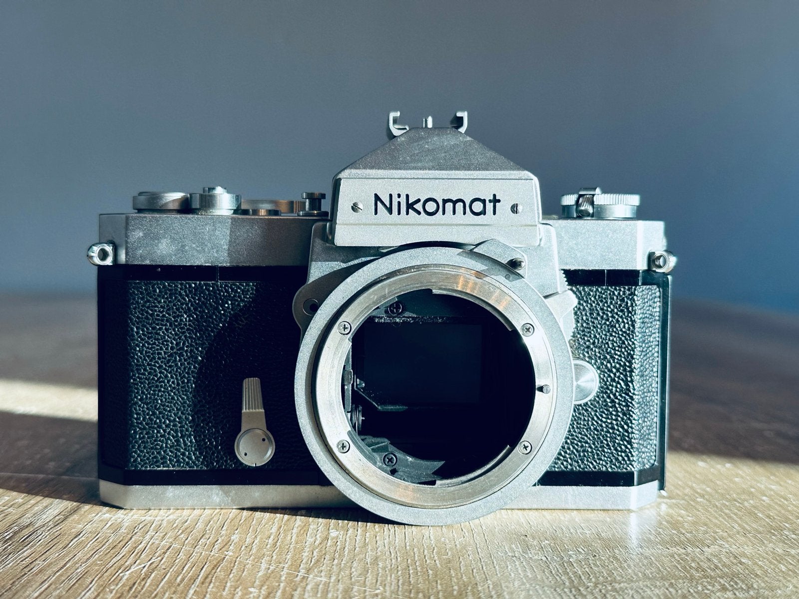 Nikkormat FTN Zilver | Volledig Werkend | Analoge Camera, Ophalen of Verzenden, Gebruikt, Spiegelreflex, Nikon