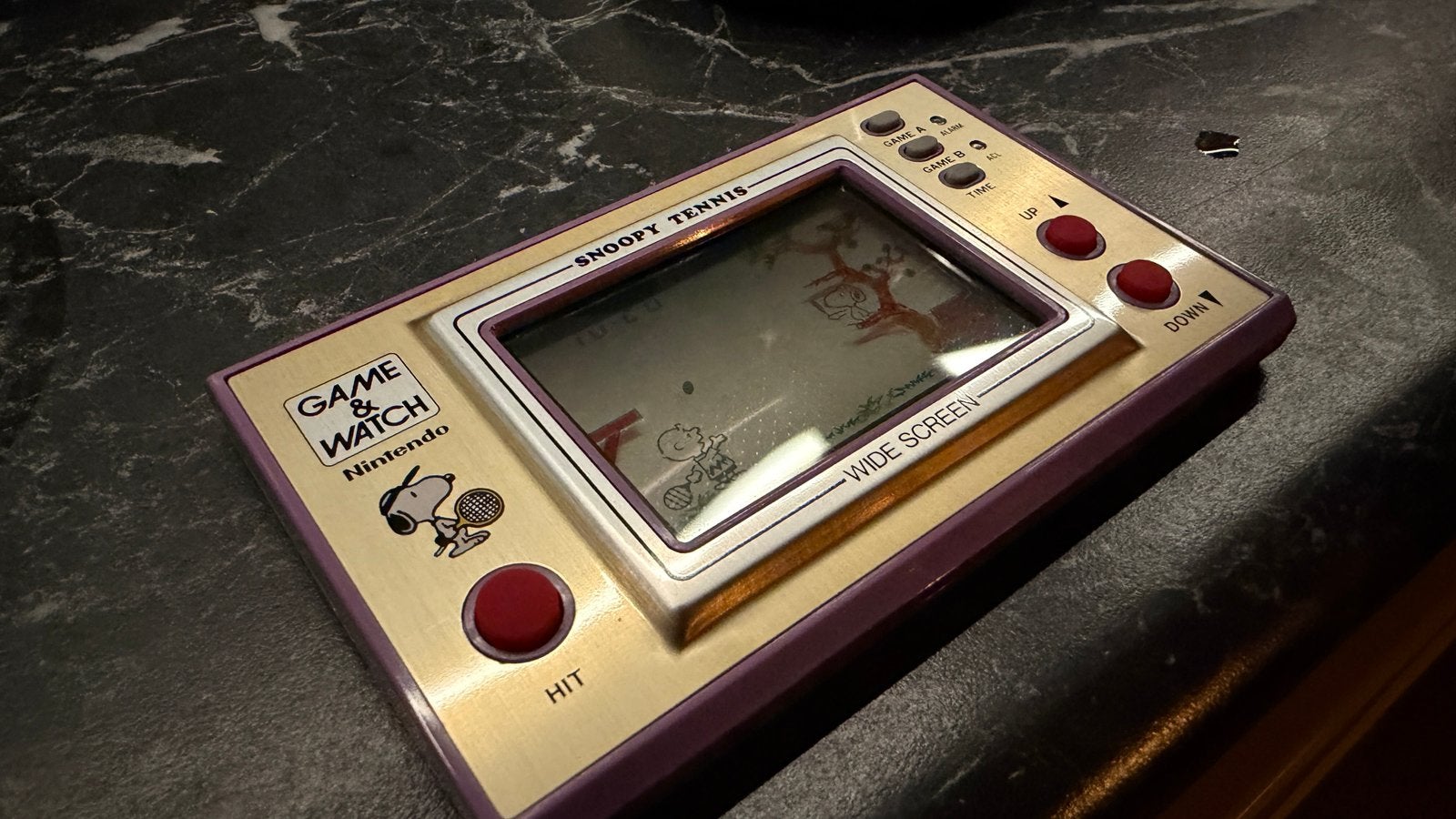 Nintendo Game & Watch Snoopy Tennis Wide Screen sp-30, Spelcomputers en Games, Ophalen of Verzenden, Nintendo, Gebruikt