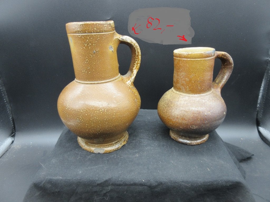 2x Stoneware Steinzeug Frechen um 1600, Ophalen of Verzenden