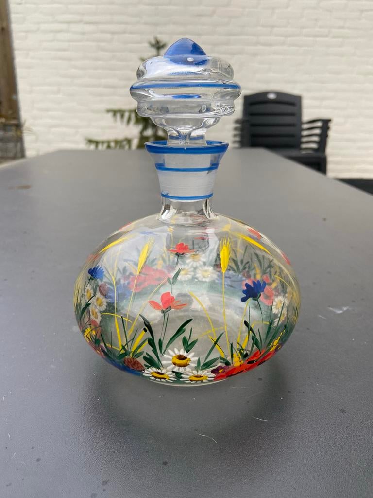 Glazen bloemen karaf, Ophalen of Verzenden