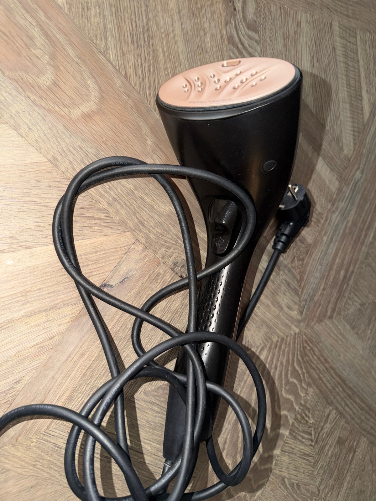 Philips Steam&Go Plus Handstomer - Zwart/Roségoud, Witgoed en Apparatuur, Stoomapparaten, Ophalen, Zo goed als nieuw, Kledingstomer