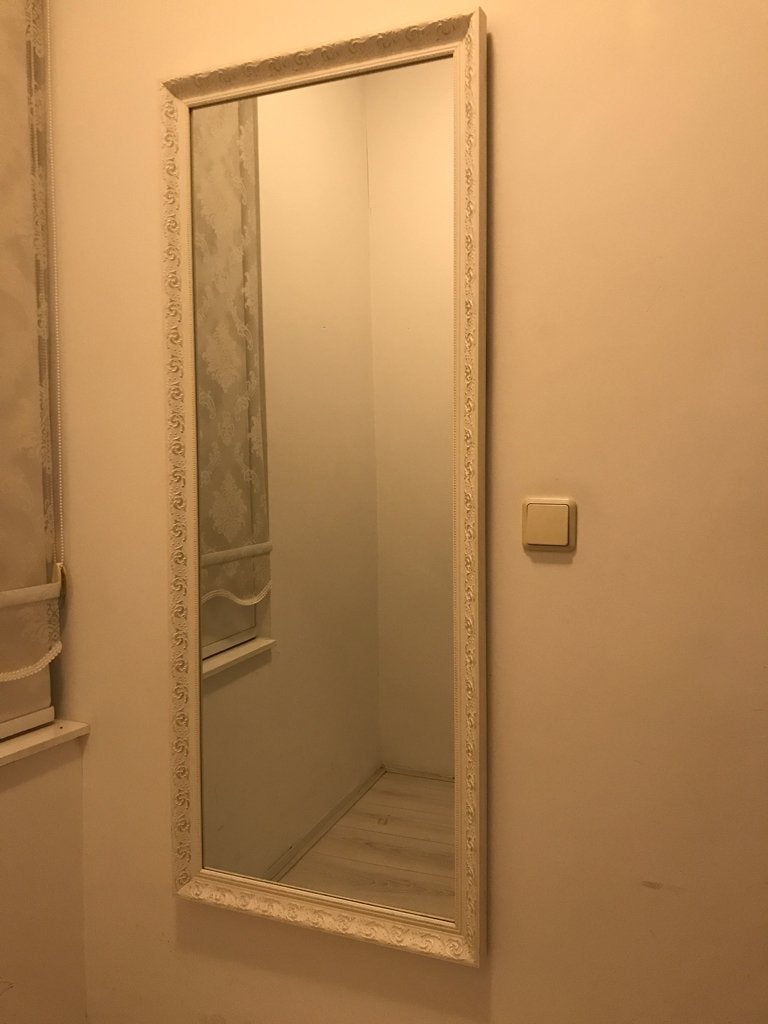 Wandspiegel, Huis en Inrichting, Ophalen, 100 tot 150 cm, Zo goed als nieuw, Rechthoekig