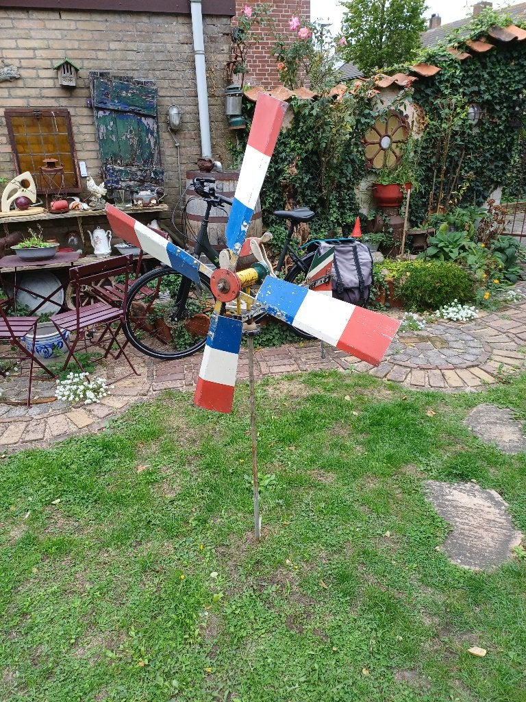 Grote Vintage Windwijzer/windmolen, Ophalen, Gebruikt