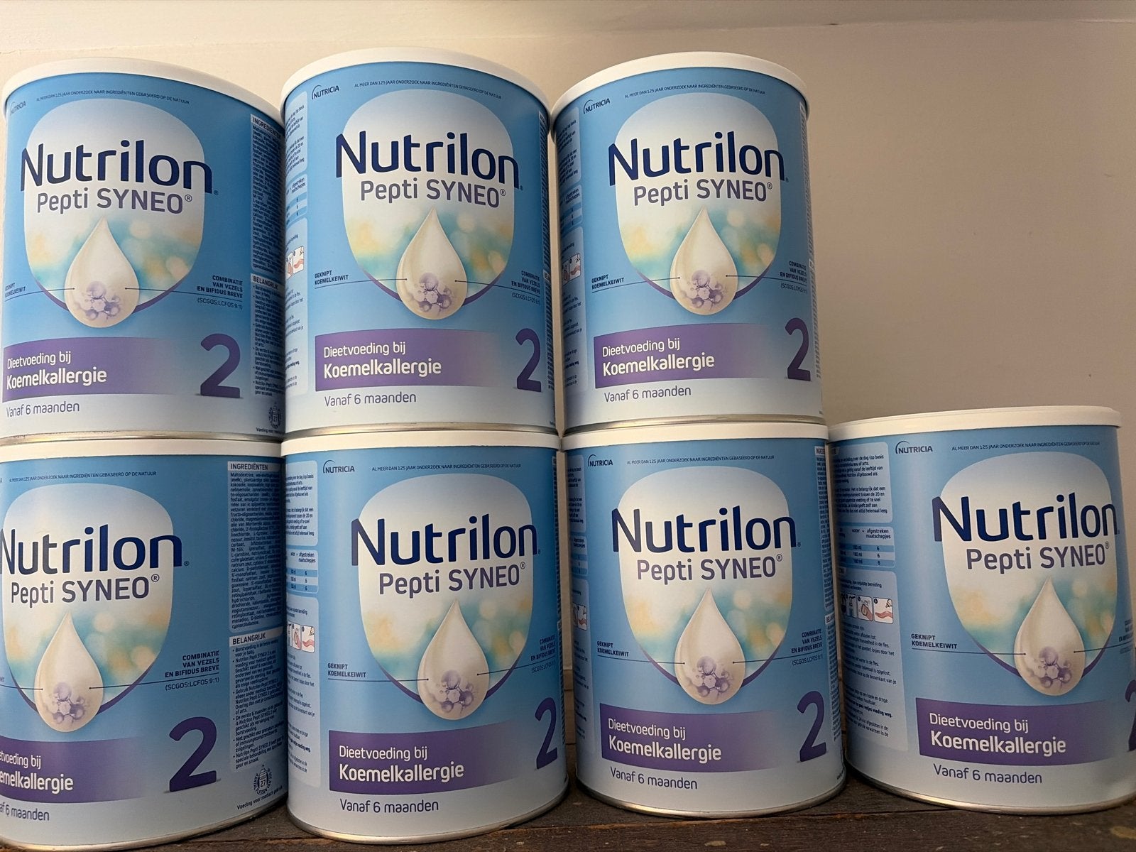 7x Nutrilon Pepti SYNEO 2 - Koemelkallergie (vanaf 6 mnd), Kinderen en Baby's, Ophalen of Verzenden, Nieuw, Overige typen, Nutrilon