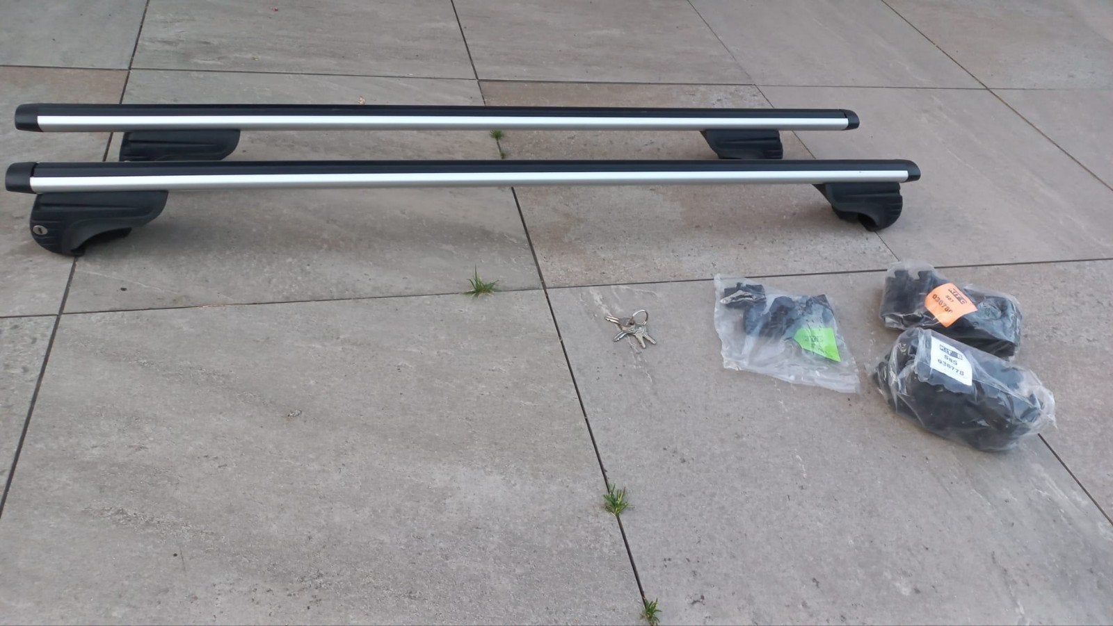 Hapro Cronos 125 aluminium dakdragers met sleutels, Auto diversen, Dakdragers, Ophalen