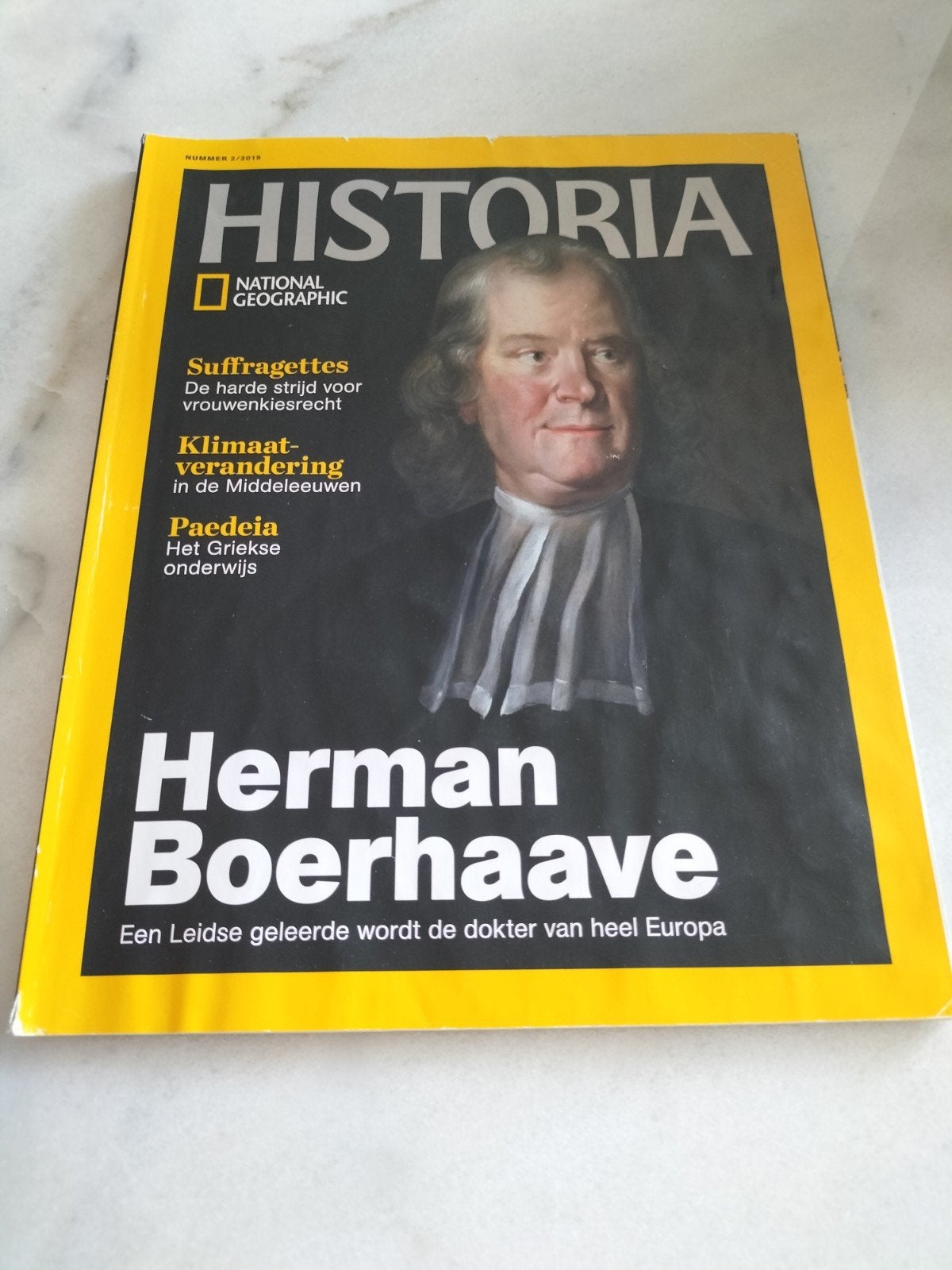 National Geographic Historia - Herman Boerhaave (2/2019), Ophalen of Verzenden, Zo goed als nieuw, Overige typen