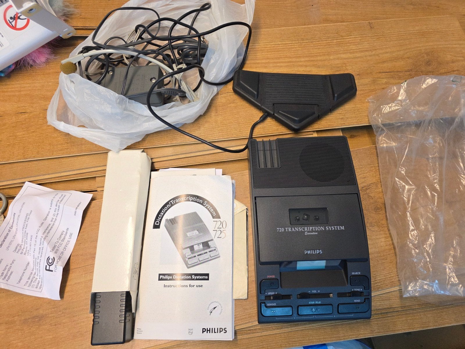 Philips Dictation System 560 en 720 met accessoires, Ophalen, Bandrecorder