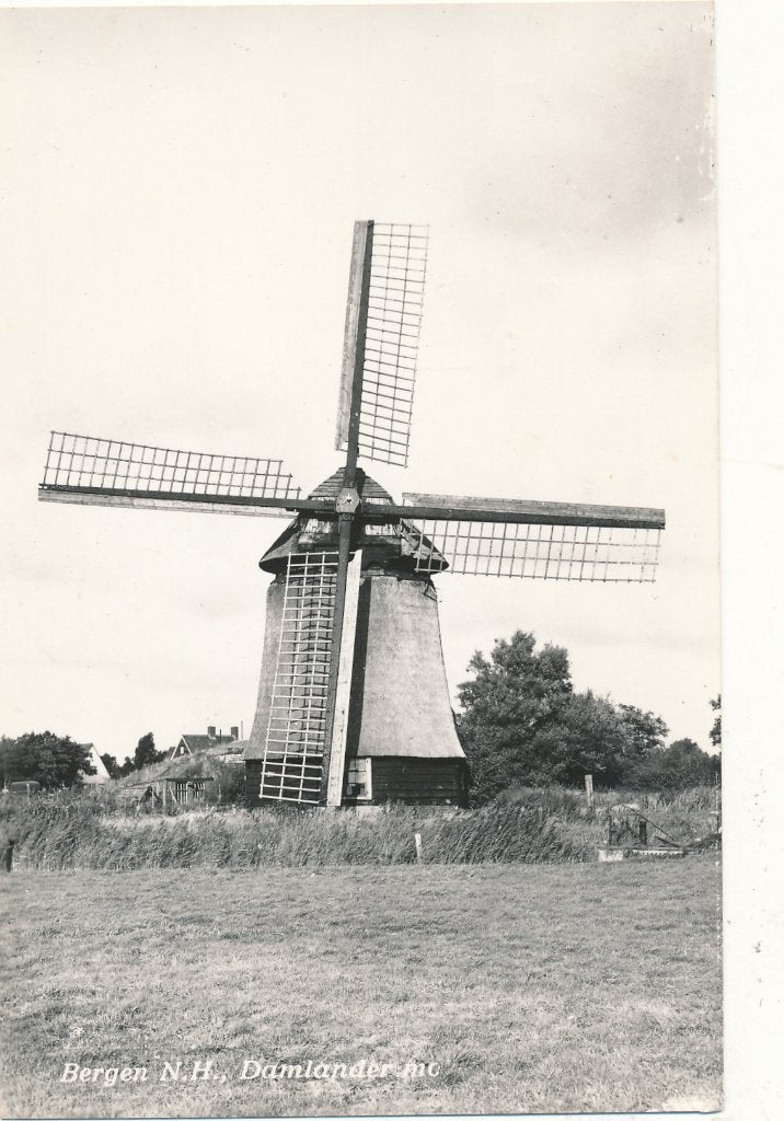 9967 Molen Bergen NH, Verzenden, 1940 tot 1960, Noord-Holland