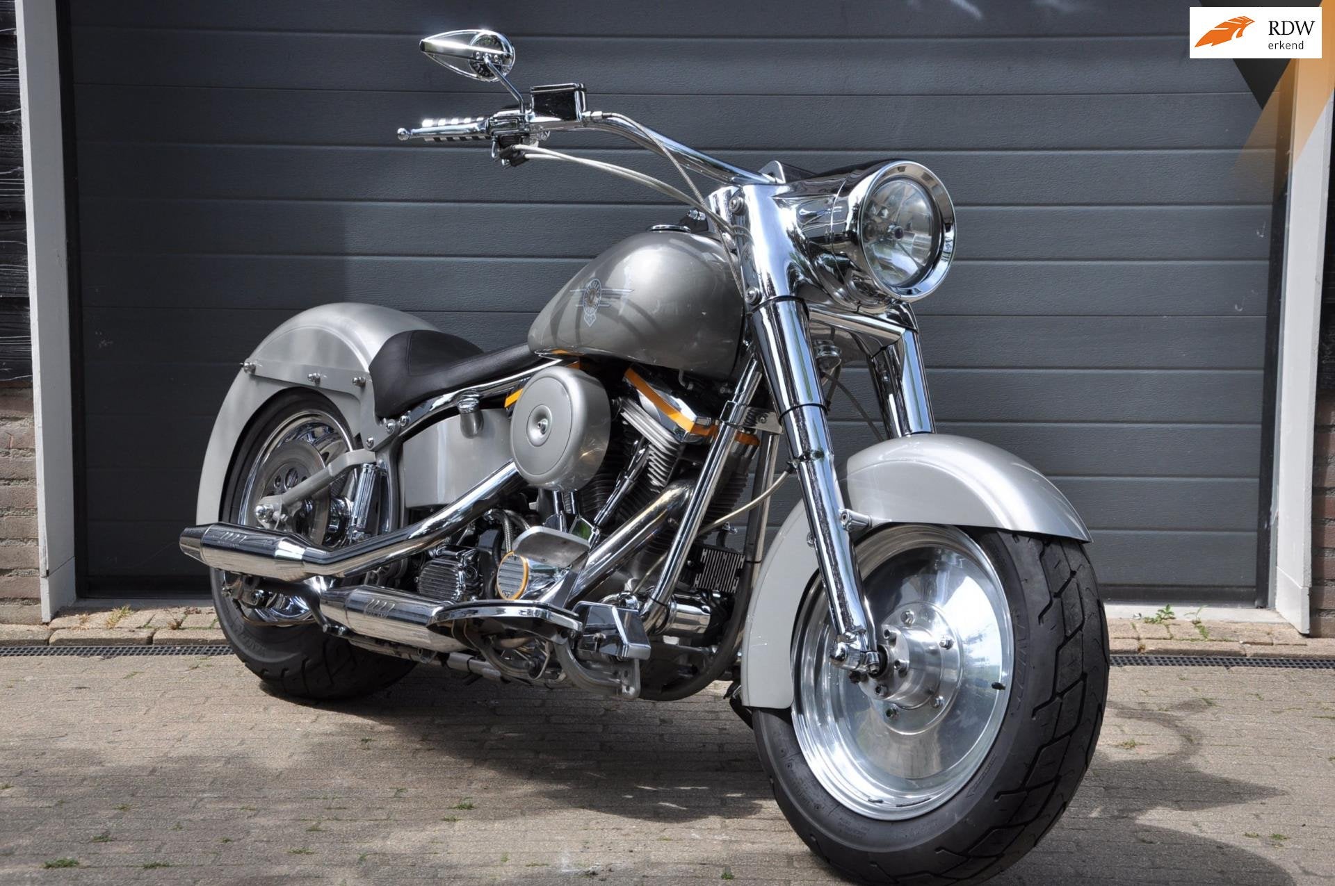 Harley Davidson FLSTF Fat Boy Grey Ghost / Hiroshima special, 1340 cc, Chopper, Bedrijf, Info@witteveenmotoren.nl