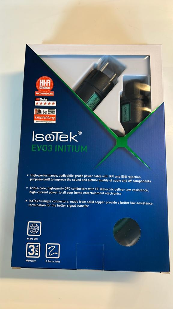 Isotek Initium netkabel, Initium, Isotek, Mail, Nieuw
