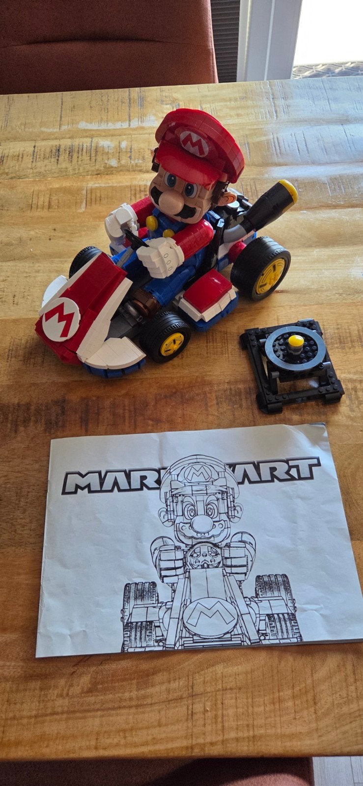 Lego Super Mario Kart bouwset met instructies, Ophalen, Zo goed als nieuw, Overige merken