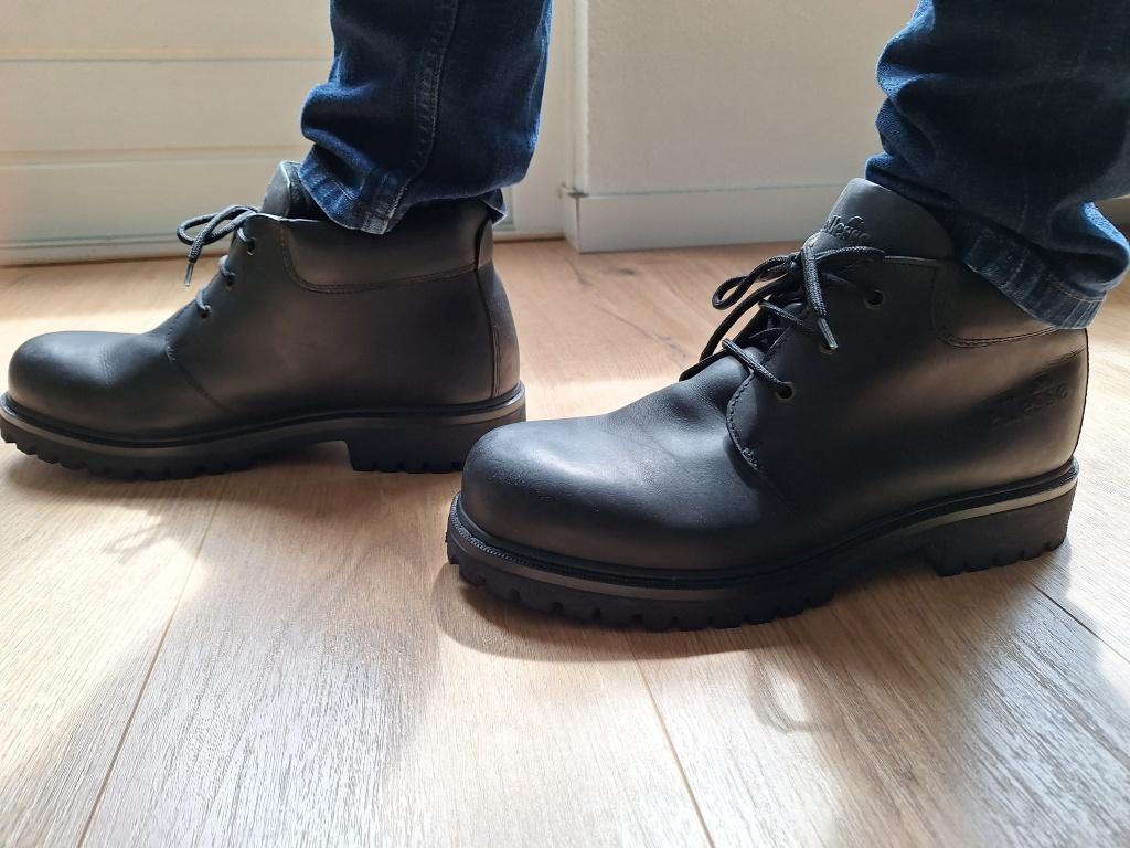 Hoge zwarte leren herenschoenen Ellesse maat 46, Zwart, Zo goed als nieuw, Ellesse, Ophalen of Verzenden