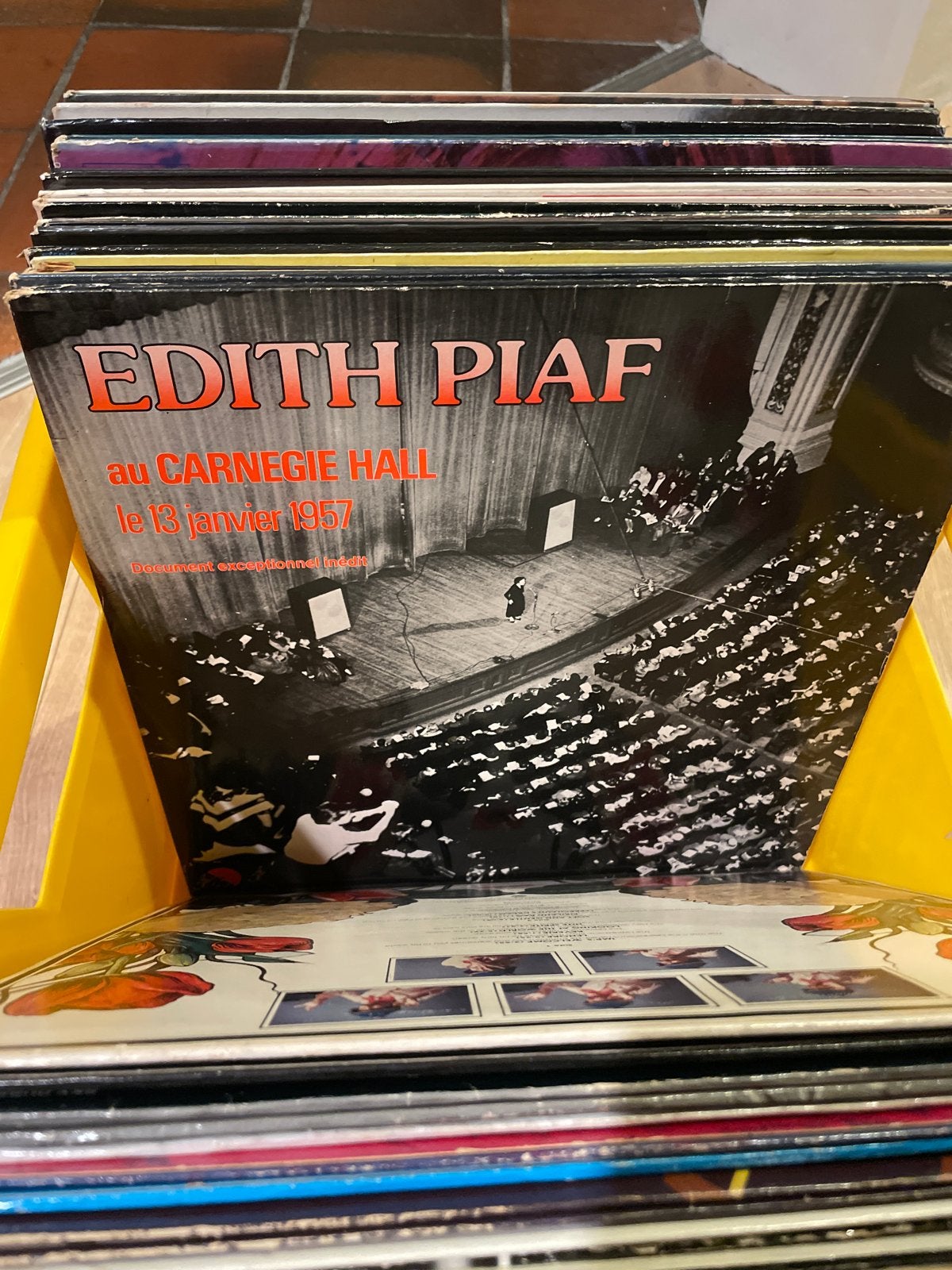 Edith Piaf - Au Carnegie Hall 13 Janvier 1957 LP, Ophalen, LP, Gebruikt, Pop