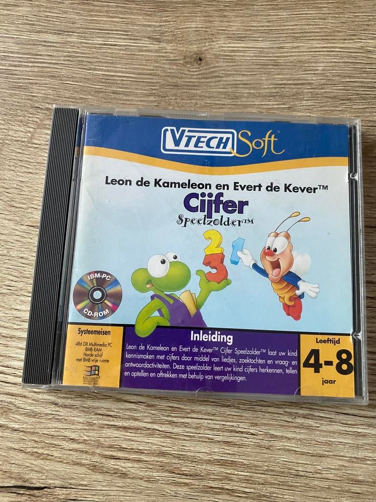 VTech Cijfer Speelzolder PC CD-ROM – Educatief (4-8 jaar), Puzzel en Educatief, Gebruikt, 1 speler, Ophalen of Verzenden