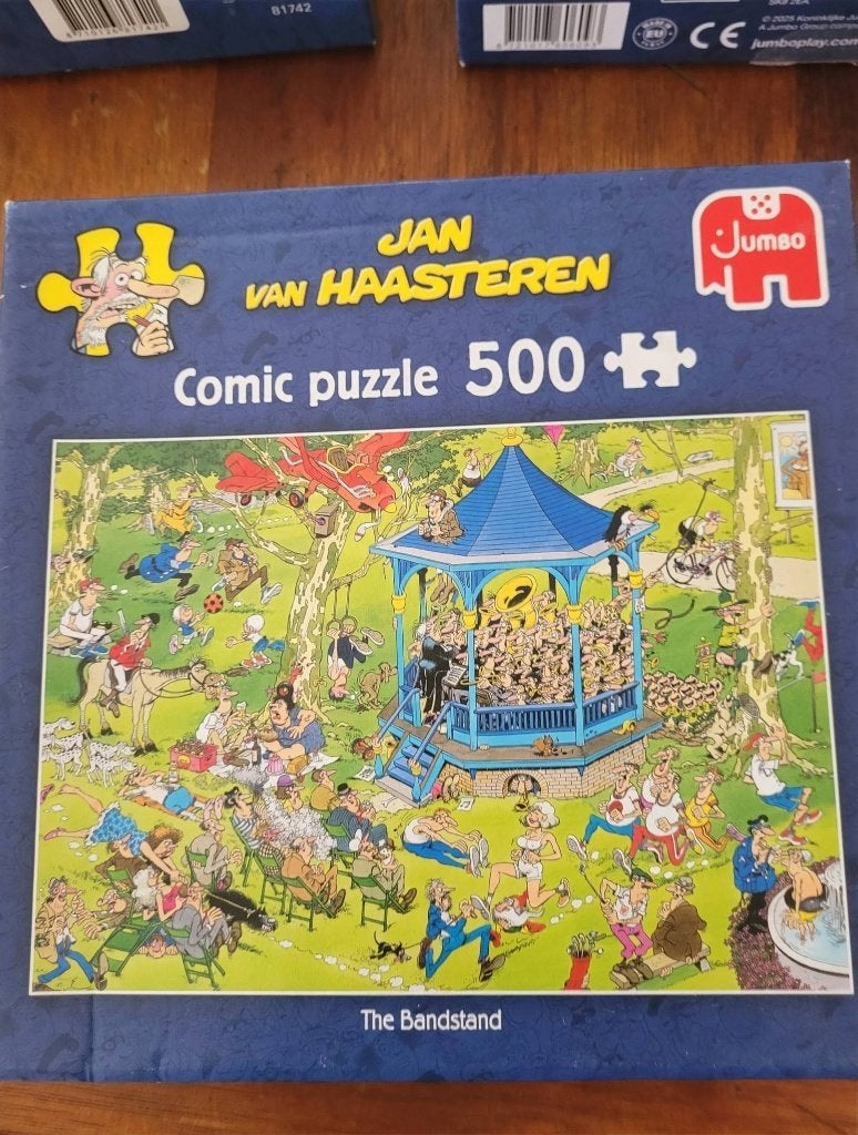 Jan van Haasteren legpuzzel 500 stukjes The Bandstand, Ophalen of Verzenden, 500 t/m 1500 stukjes, Zo goed als nieuw, Legpuzzel