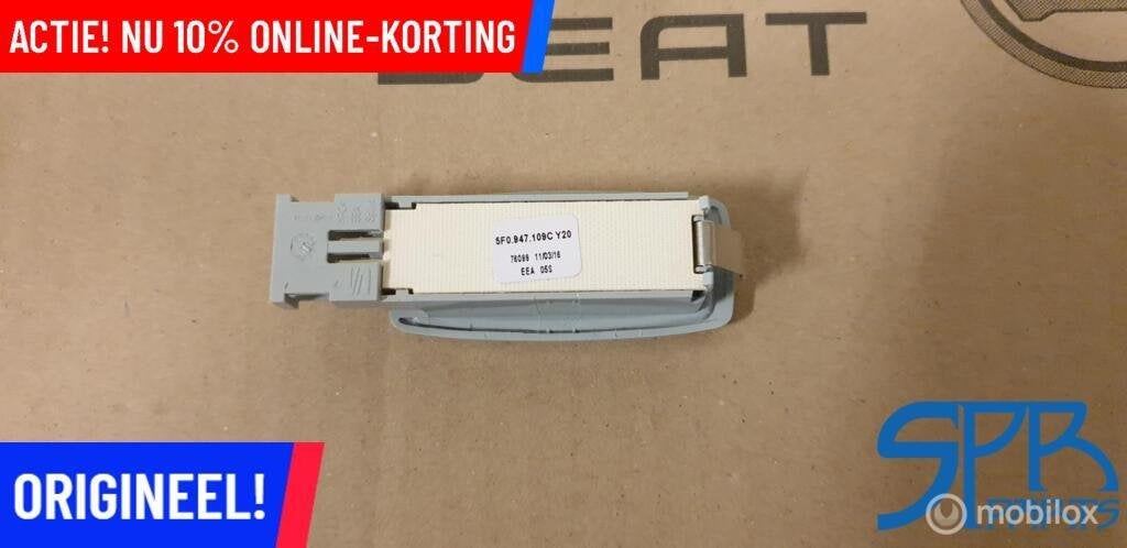 VW GOLF 7 VII LED MAKE UP VERLICHTING Zonneklep 5F0947109C, Auto-onderdelen, Volkswagen, Nieuw, Ophalen of Verzenden, Volkswagen