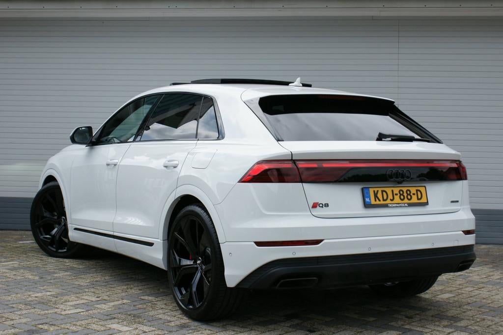 Audi Q8 55 TFSI e quattro Pro Line S|PANO|ACC|23 INCH|T.HAAK, Auto's, Audi, Automaat, Gebruikt, Q8, Wit