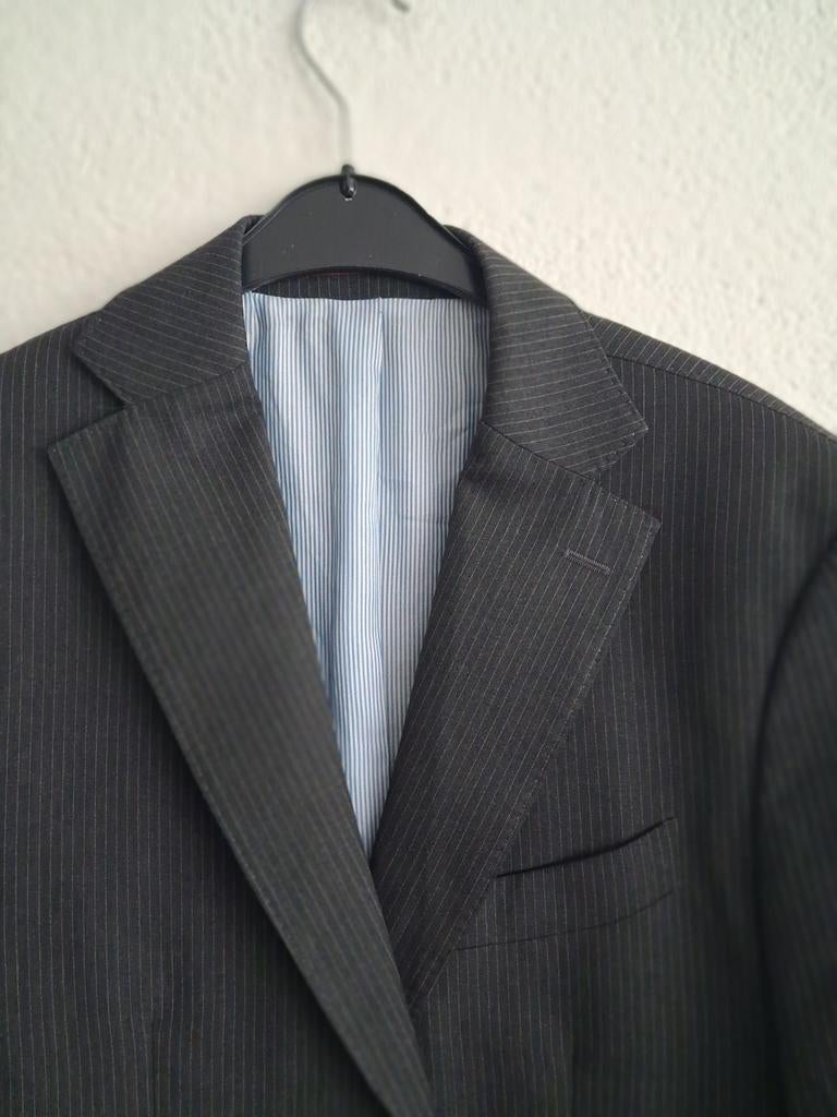 Suitsupply Sevilla Pak - Pure Wol Super 110's Maat 98, Overige maten, Ophalen of Verzenden, Zo goed als nieuw, Grijs