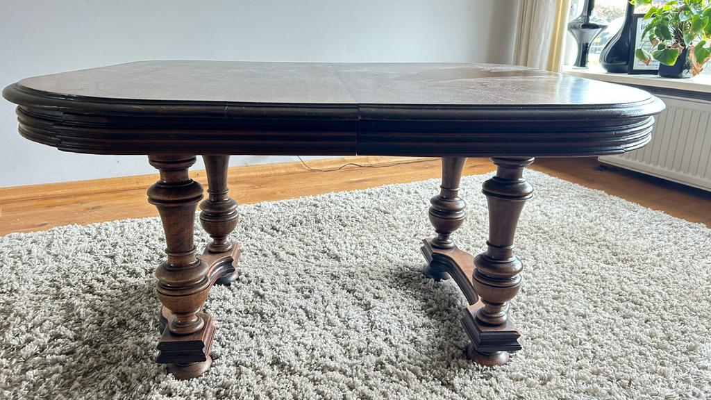 Antieke houten salontafel - Klassiek design, Ophalen
