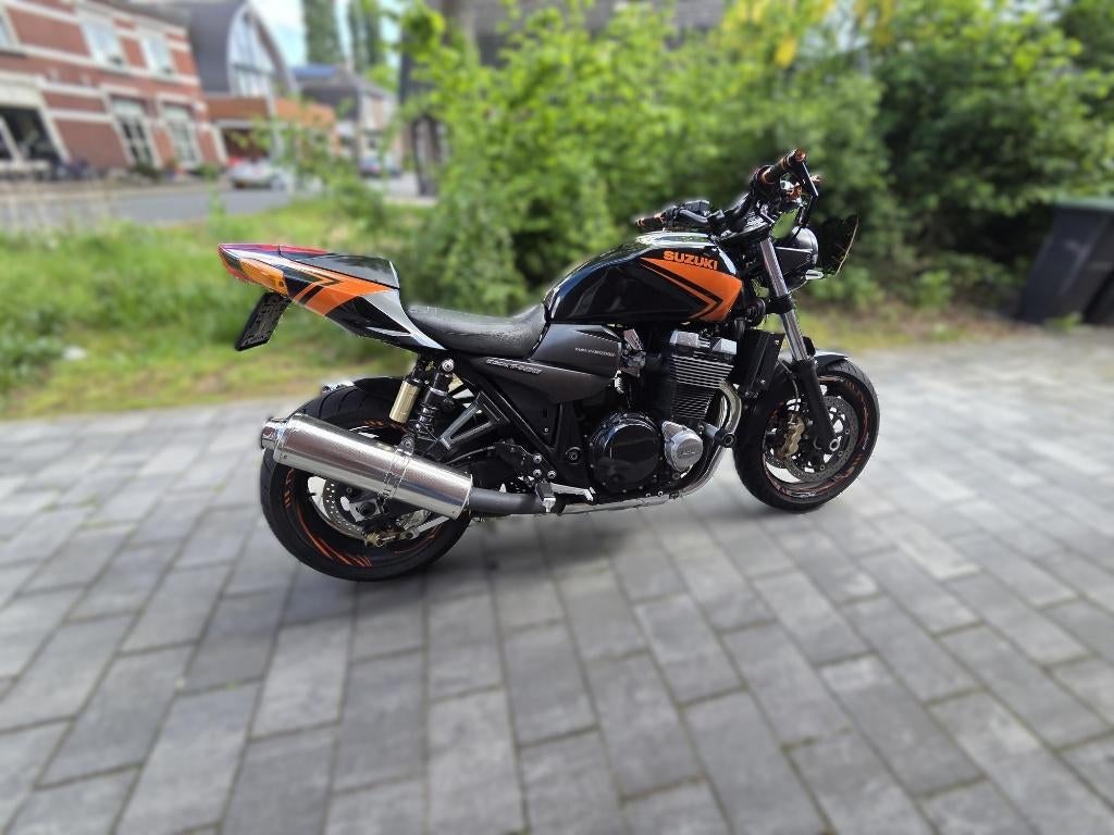 Suzuki GSX 1400 – 2002 – Custom / Streetfighter look, Sportuitlaat, Occasion, 4 cilinders, Motorrijbewijs A