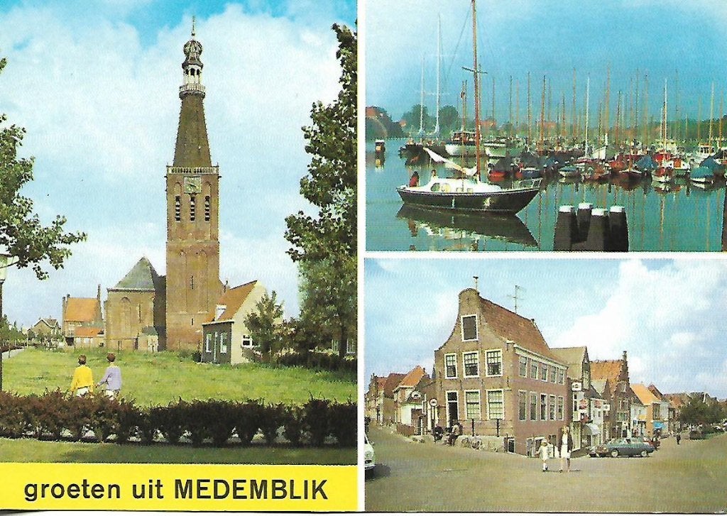 Medemblik- -3-luik., Verzamelen, Verzenden, 1960 tot 1980, Ongelopen, Noord-Holland