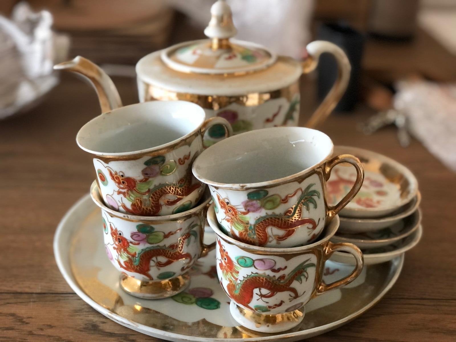 Chinees theeservies, Ophalen