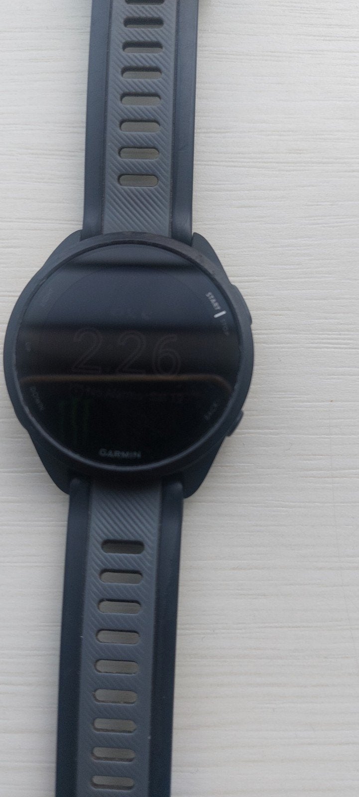 Garmin Forerunner 165 Music - Nieuw scherm, werkt perfect, Garmin Forerunner, Gebruikt, Zwart, Ophalen of Verzenden