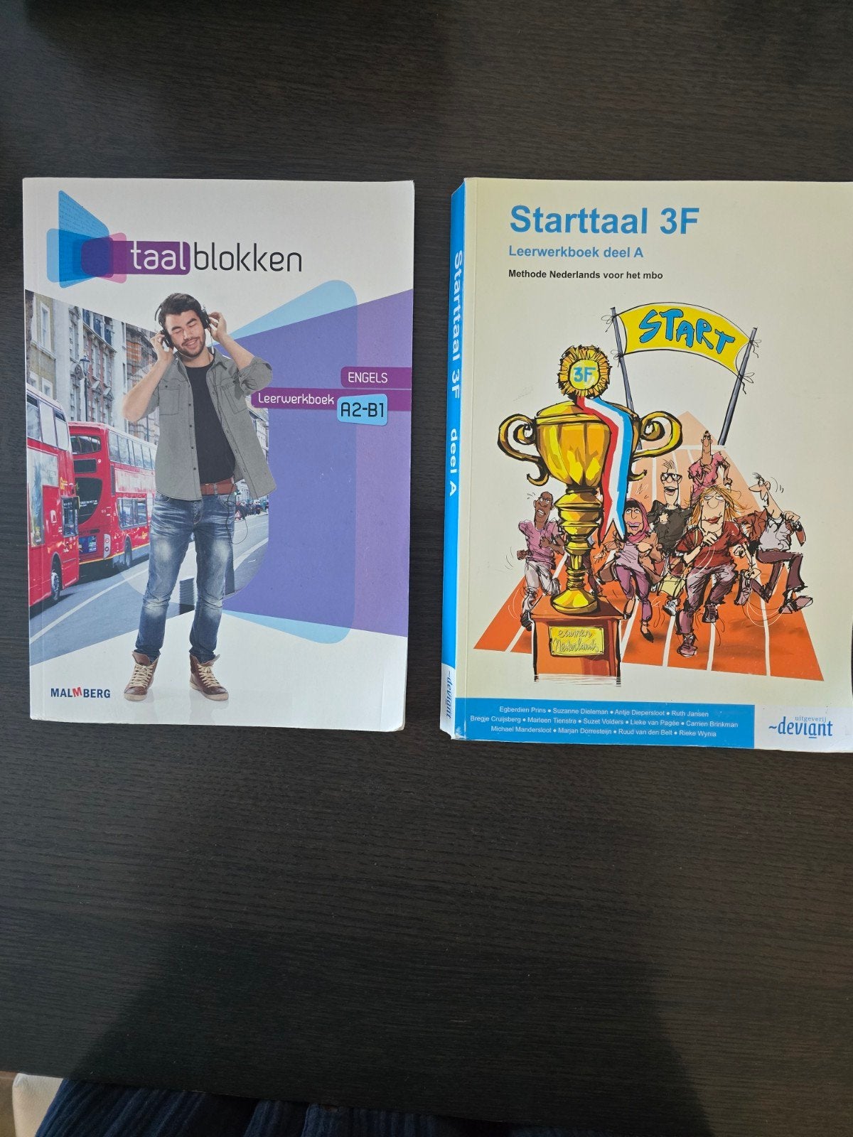 Twee Leerwerkboeken: Taalblokken Engels A2-B1 & Starttaal 3F, Ophalen, Gelezen, Diverse auteurs, Non-fictie
