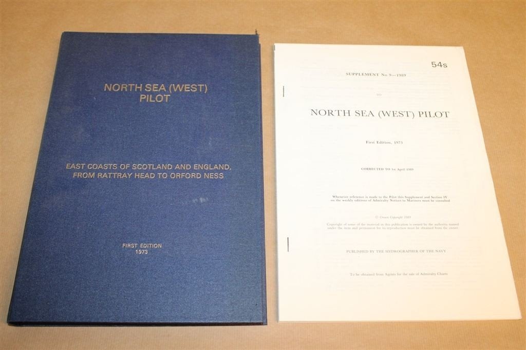 North Sea Pilot — Zeemansgids Oostkust Schotland/Engeland, Gebruikt, -, Kaart, Foto of Prent, -