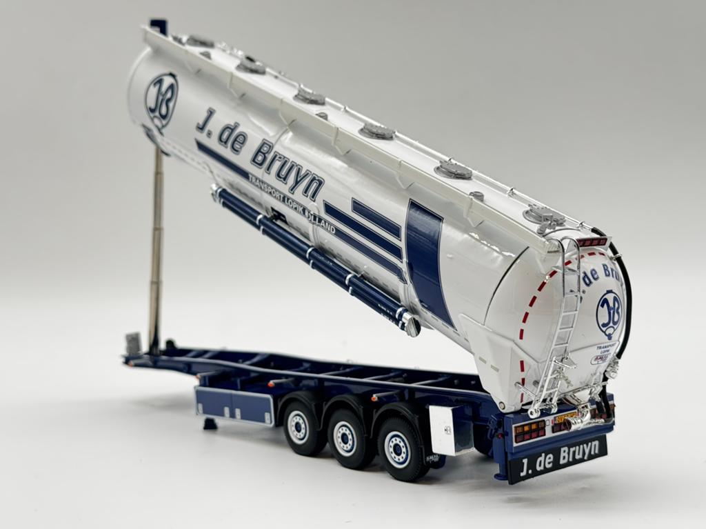 WSI LAG HOBUR KIPPER BULK TRAILER de BRUYN, Hobby en Vrije tijd, Modelauto's | 1:50, ., Nieuw, Ophalen of Verzenden, .