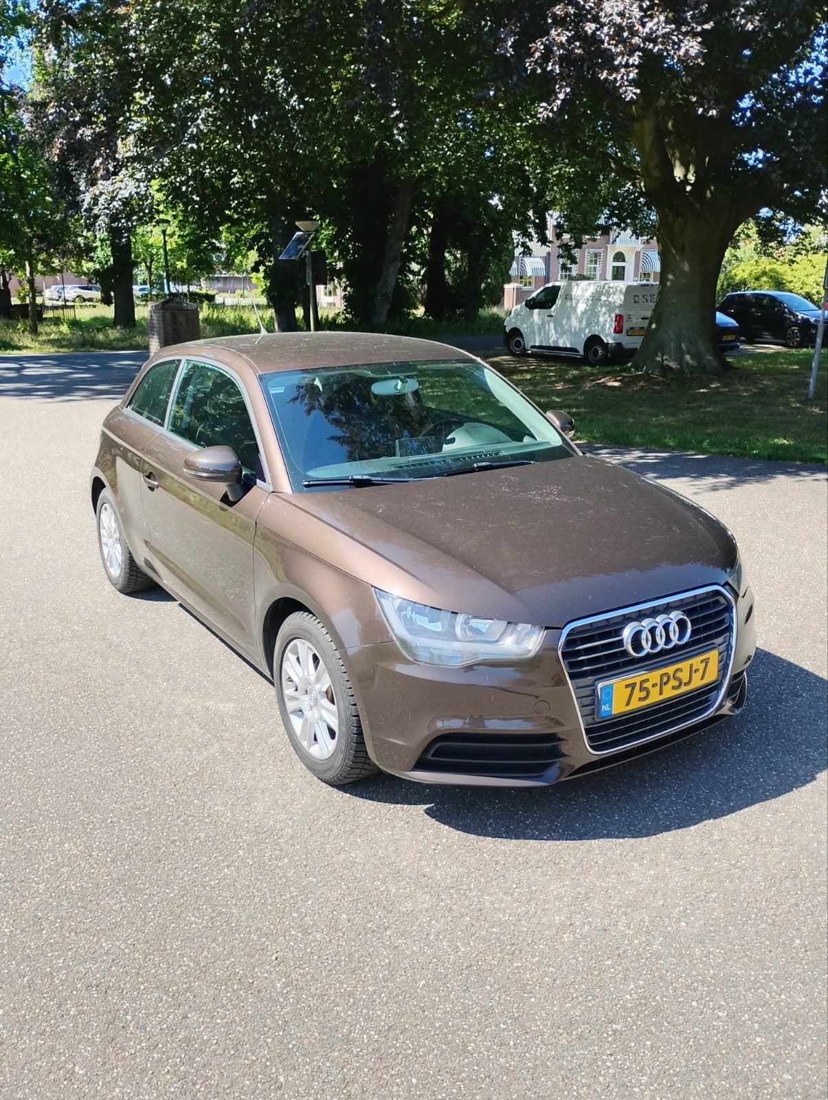 Audi A1 1.2 Tfsi 63KW 2011 Bruin, Auto's, Audi, Voorwielaandrijving, Stof, 4 cilinders, Bruin