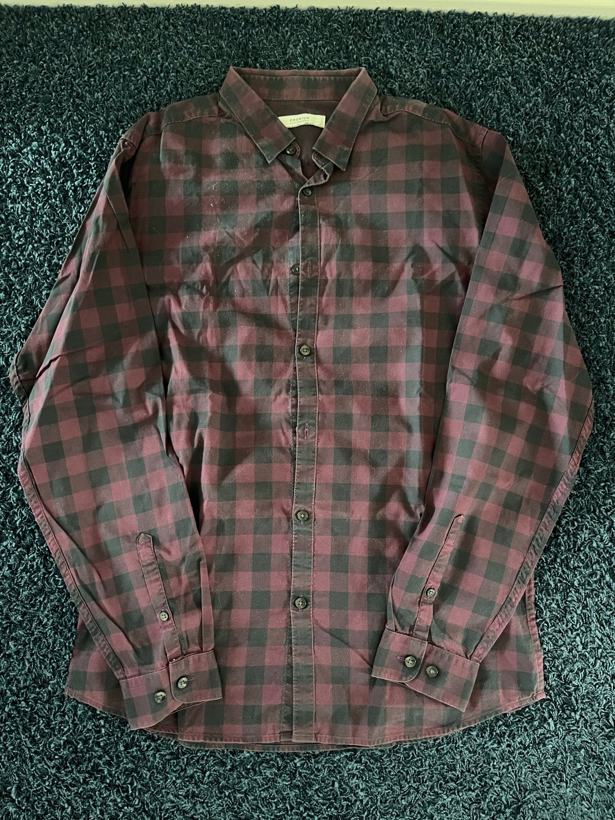 Jack & Jones geruit overhemd maat M, Kleding | Heren, Ophalen of Verzenden, Gedragen, Meerkleurig, Halswijdte 39/40 (M)