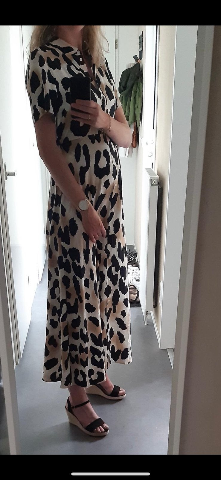 Lange jurk Vila maat 36, Kleding | Dames, Meerkleurig, Ophalen of Verzenden, Zo goed als nieuw, Maat 36 (S)