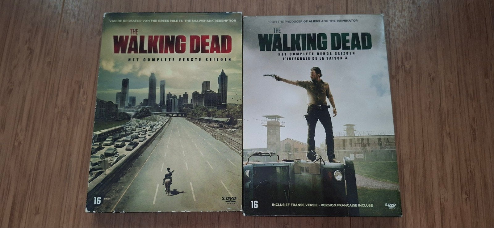The Walking Dead Seizoen 1 & 3 DVD Boxset, Cd's en Dvd's, Horror, Gebruikt, Vanaf 16 jaar, Nederlands