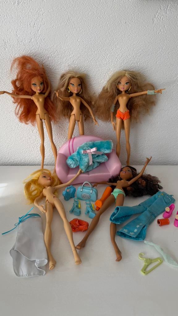 Lotje Winx Club Dolls, Ophalen of Verzenden, Gebruikt, Pop