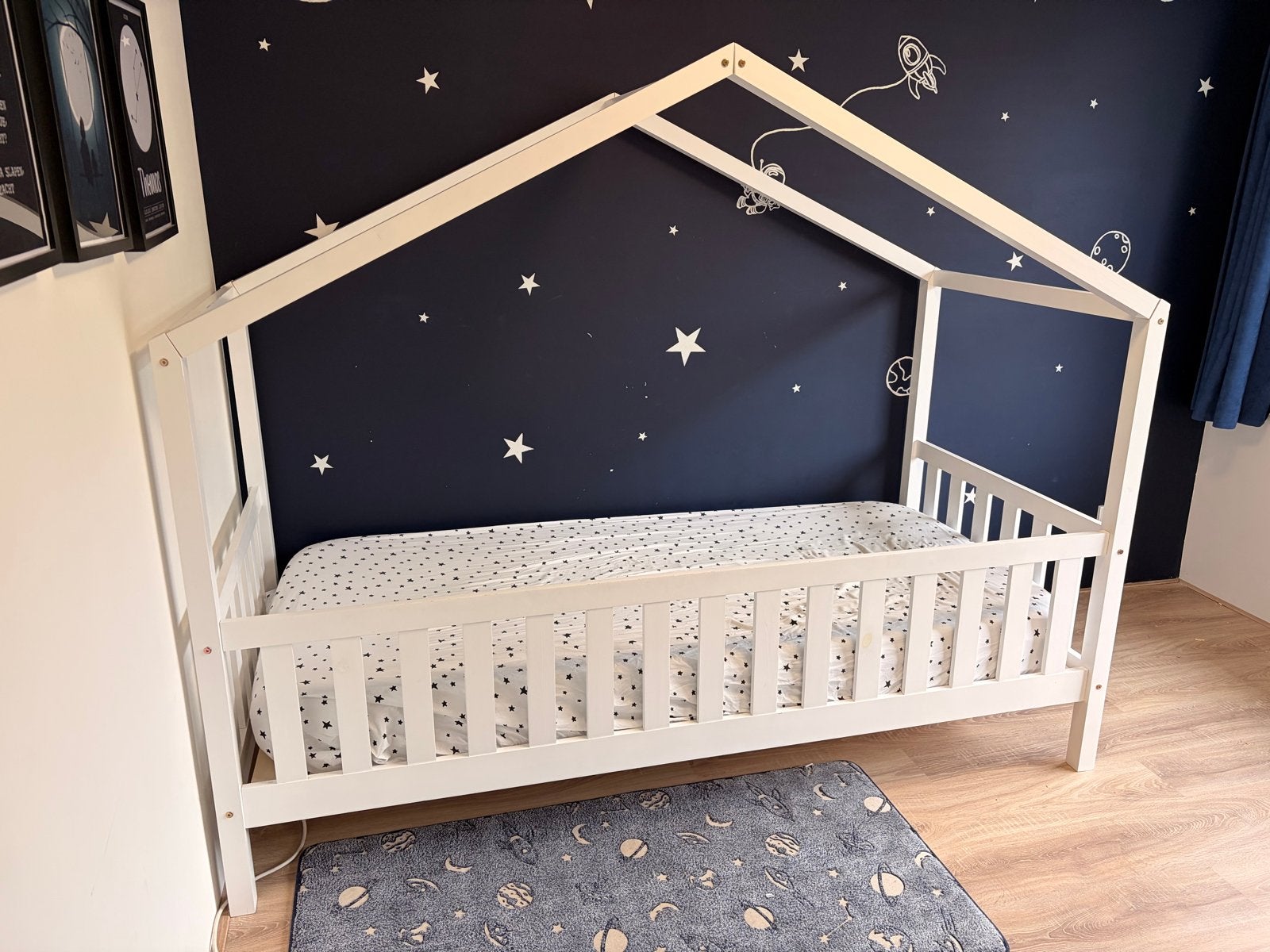 Bedhuisje 90x200 wit, Ophalen, Gebruikt, 90 cm, Eenpersoons