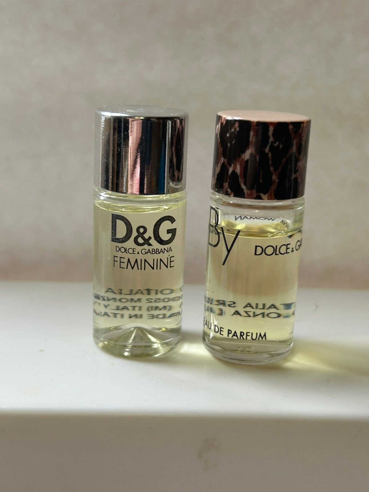Dolce & Gabanna miniaturen feminine & By, Verzenden, Zo goed als nieuw