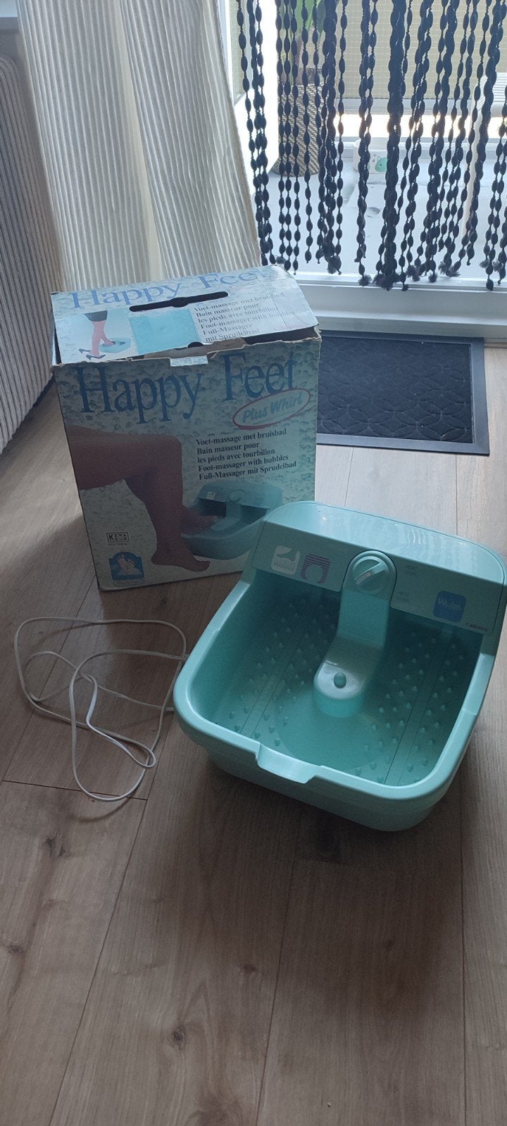 Happy Feet Plus Whirl Voetmassageapparaat met bruisbad, Ophalen, Gebruikt