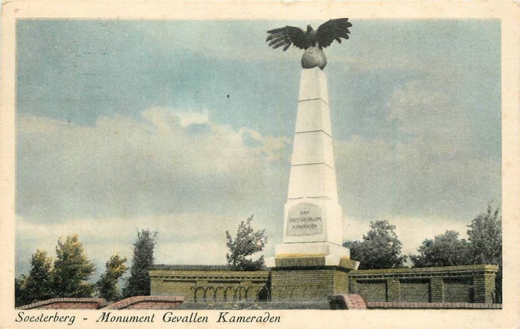 388-491-015 Soesterberg Momument Gevallen Kameraden, Verzenden, Voor 1920, Utrecht