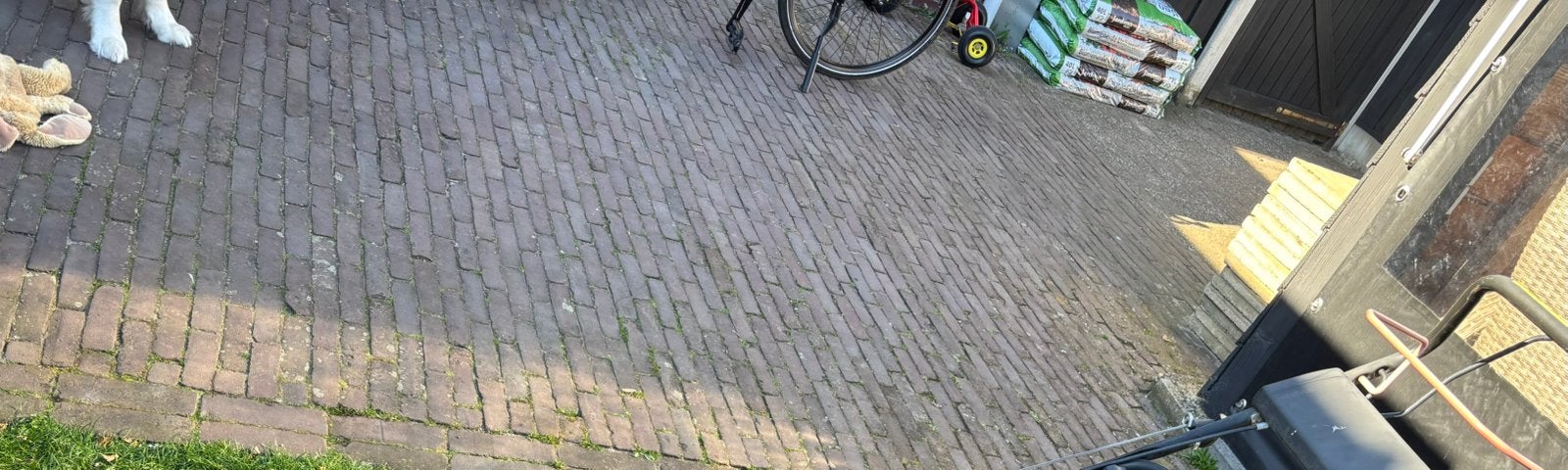 Gebakken waaltjes 12vierkante meter, Ophalen, Klinkers